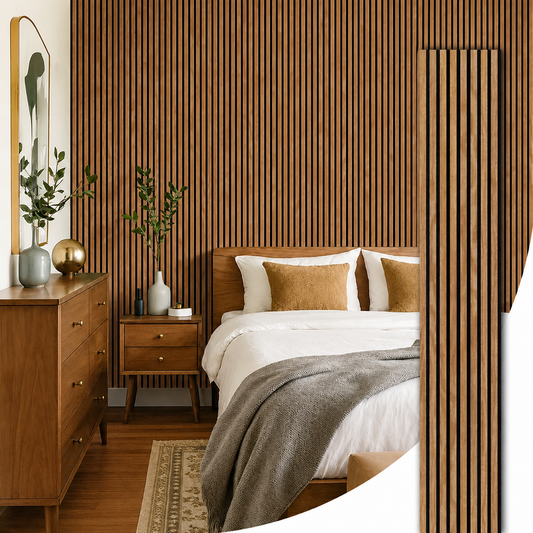PAINEL RIPADO ACÚSTIMCO MADEIRA NATURAL - 270x110cm